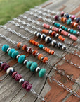 Genuine Navajo Pearl Bar Necklace