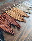 Bozeman Fringe Earrings: Brown