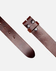 MADE TO ORDER Caro | Classic Interchangeable Leather Belt: Camel