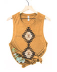 Aztec Graphic Tank Top