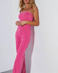 Denim Flared Jumpsuit