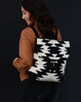 Black & Cream Aztec Backpack