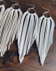 Bozeman Fringe Earrings: Brown