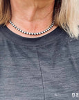 Navajo Pearl Necklace - 6 mm