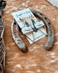 Yellowstone Weaved Arrowhead Hoop | White