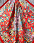 Red Paisley Wild Rag