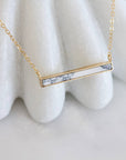 Turquoise Bar Necklace