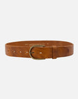 Caro | Classic Interchangeable Leather Belt: Camel