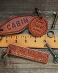 Cowgirl Shit Leather Keychain