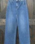 Flying Monkey High Rise Wide Leg Jeans