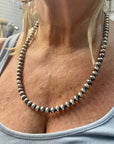 Navajo Pearl Necklace - 6 mm