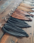 Bozeman Fringe Earrings: Brown