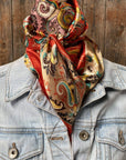 Red Paisley Wild Rag