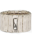 Handmade Pewter Bracelet - NB2214 CLEAR