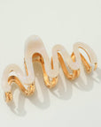 Willow | Large Squiggle Metal Claw Clip