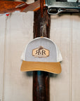Bucking Bull Hat: Grey & Mustard