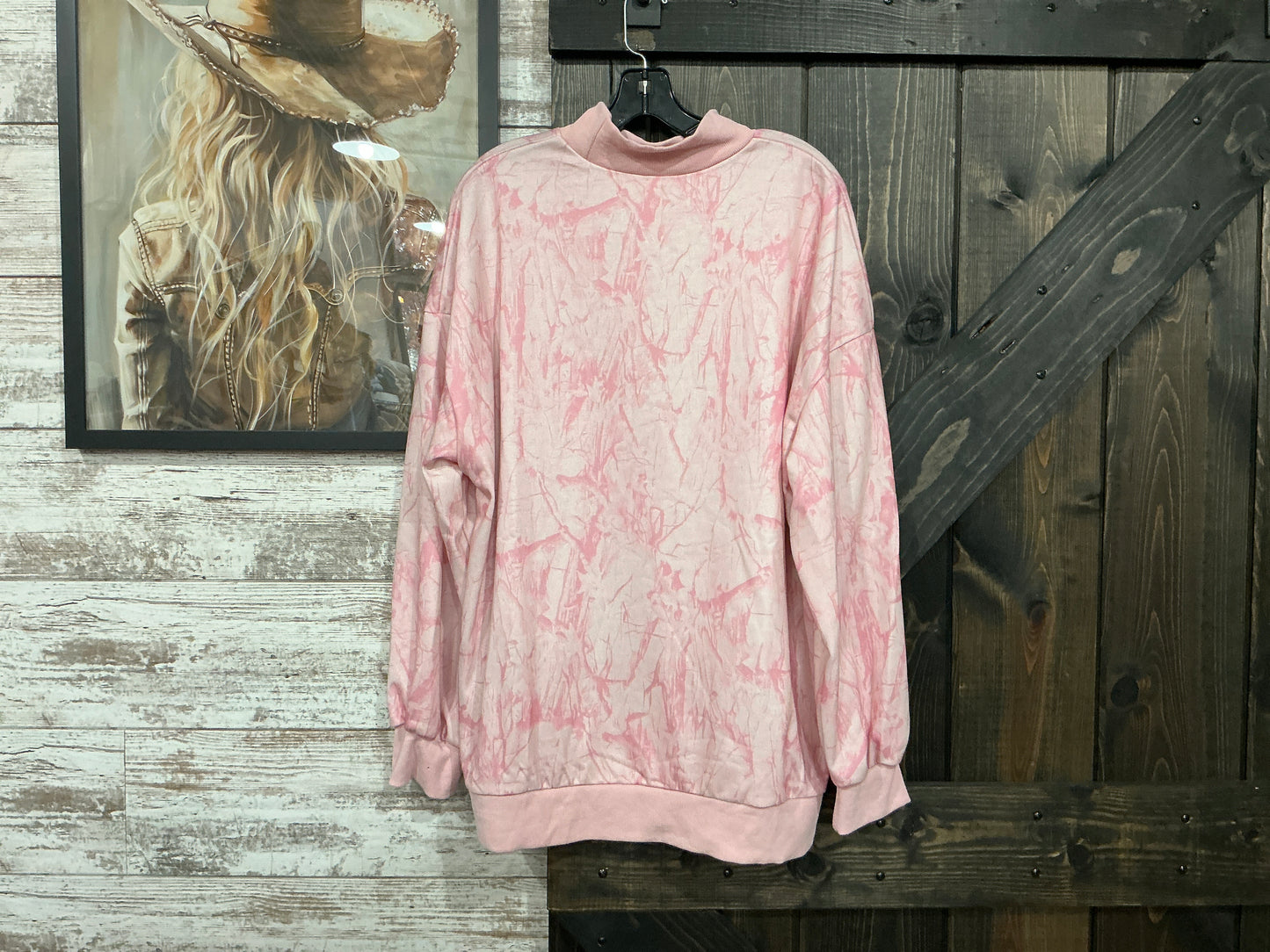 Pink Camo Turtle Neck