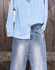Denim Day Blouse