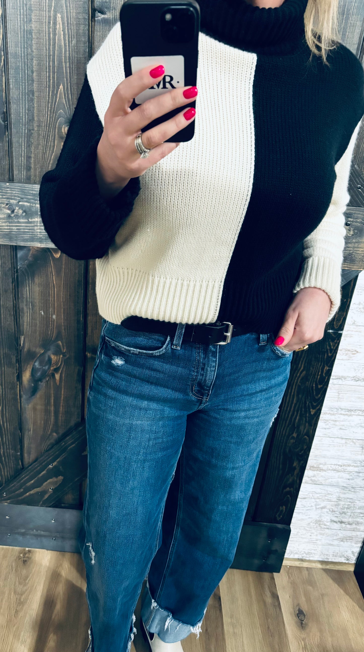 Color Block Sweater