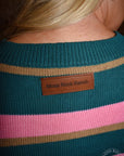 Neon Moon Striped Sweater Top
