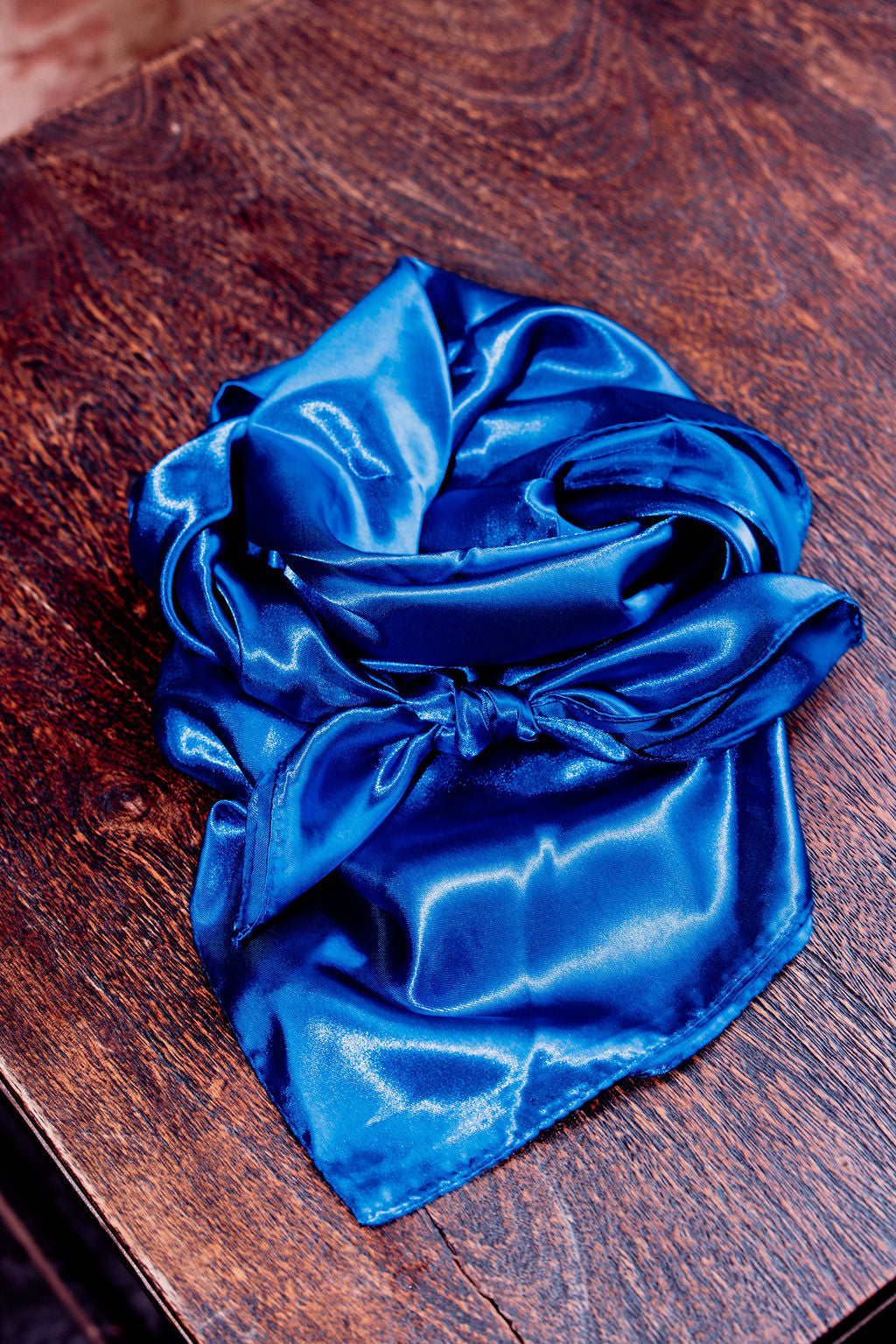 35X35" Solid Electric Blue Wild Rag