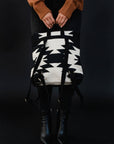 Black & Cream Aztec Backpack