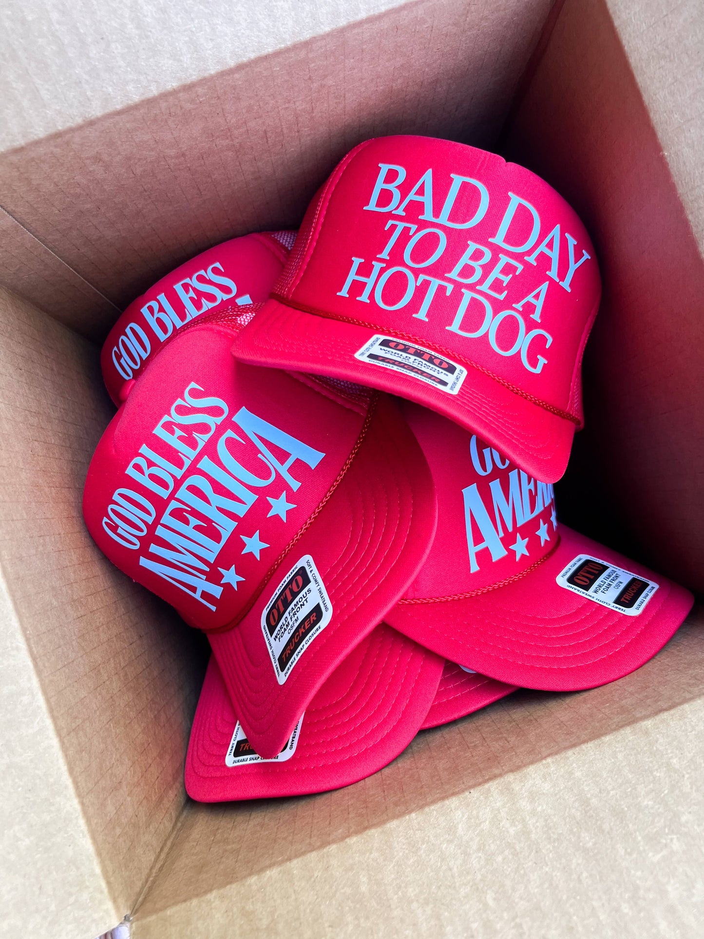 Bad Day to be a Hot Dog Trucker Hat