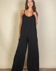 Classy Casual Jumpsuit: Black