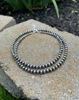 Navajo Pearl Necklace - 6 mm