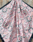 Pink & Black Paisley Wild Rag