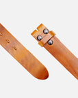Caro | Classic Interchangeable Leather Belt: Camel