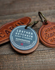 Cowboy Shit Leather Keychain