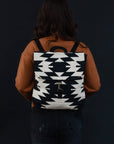 Black & Cream Aztec Backpack