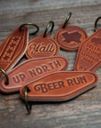 Cowgirl Shit Leather Keychain