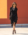 Black Ruffle Dress