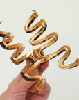 Willow | Large Squiggle Metal Claw Clip