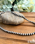 Navajo Pearl Necklace - 6 mm