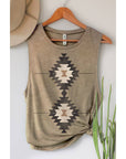 Aztec Graphic Tank Top