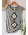 Aztec Graphic Tank Top