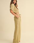 Miou Muse: TEXTURED FABRIC TOP