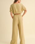 Miou Muse: TEXTURED FABRIC TOP