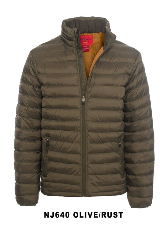 Men's Nylon Quilted Puffer Jacket