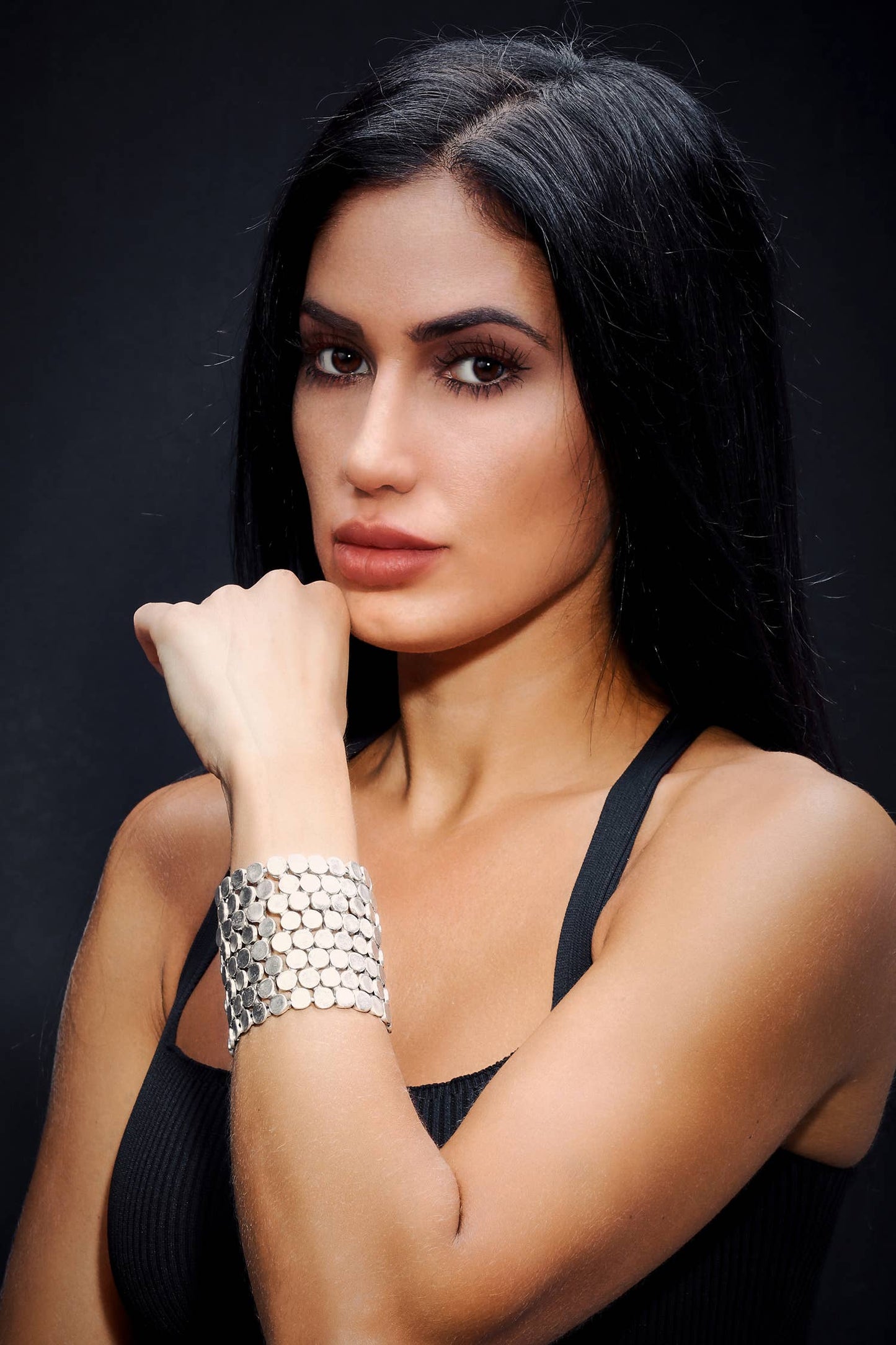 Handmade Pewter Bracelet