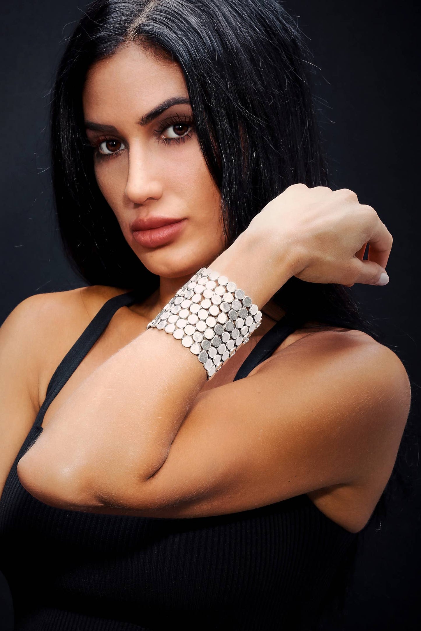 Handmade Pewter Bracelet