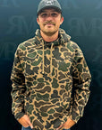 Bucking Bull Hoodie: Duck Camo