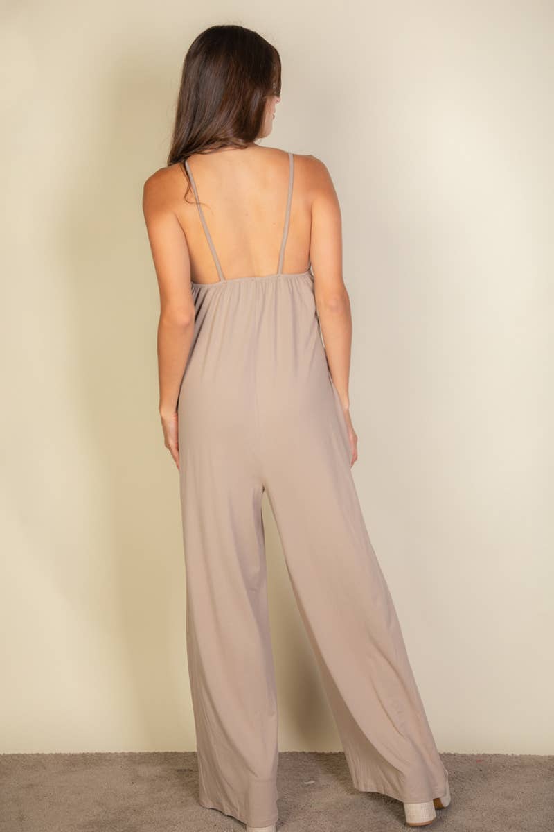 Classy Casual Jumpsuit: Black