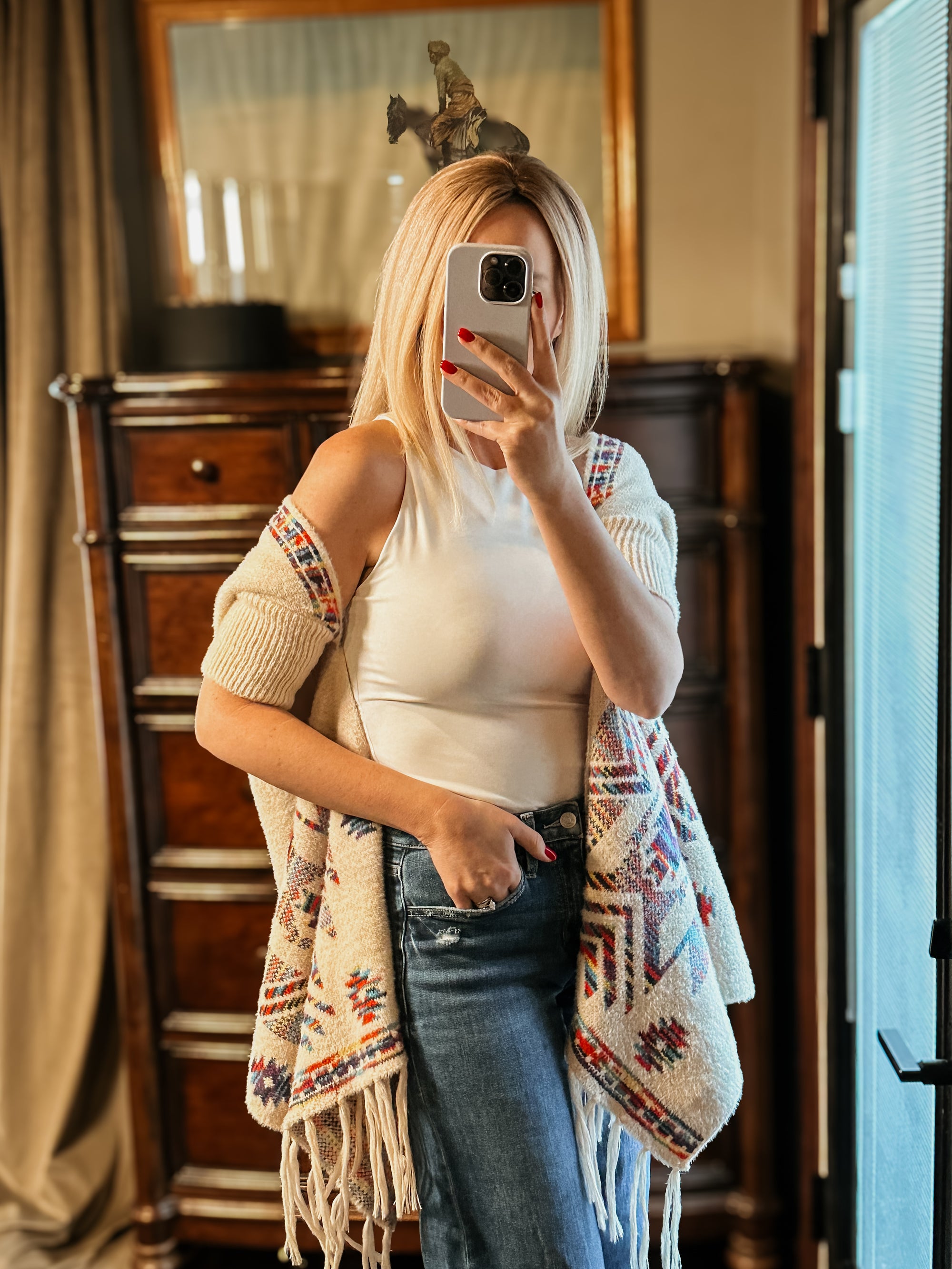 Aztec Knit Kimono