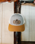 Bucking Bull Hat: Grey & Mustard