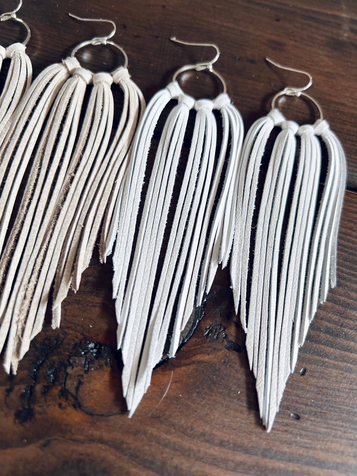 Bozeman Fringe Earrings: Brown