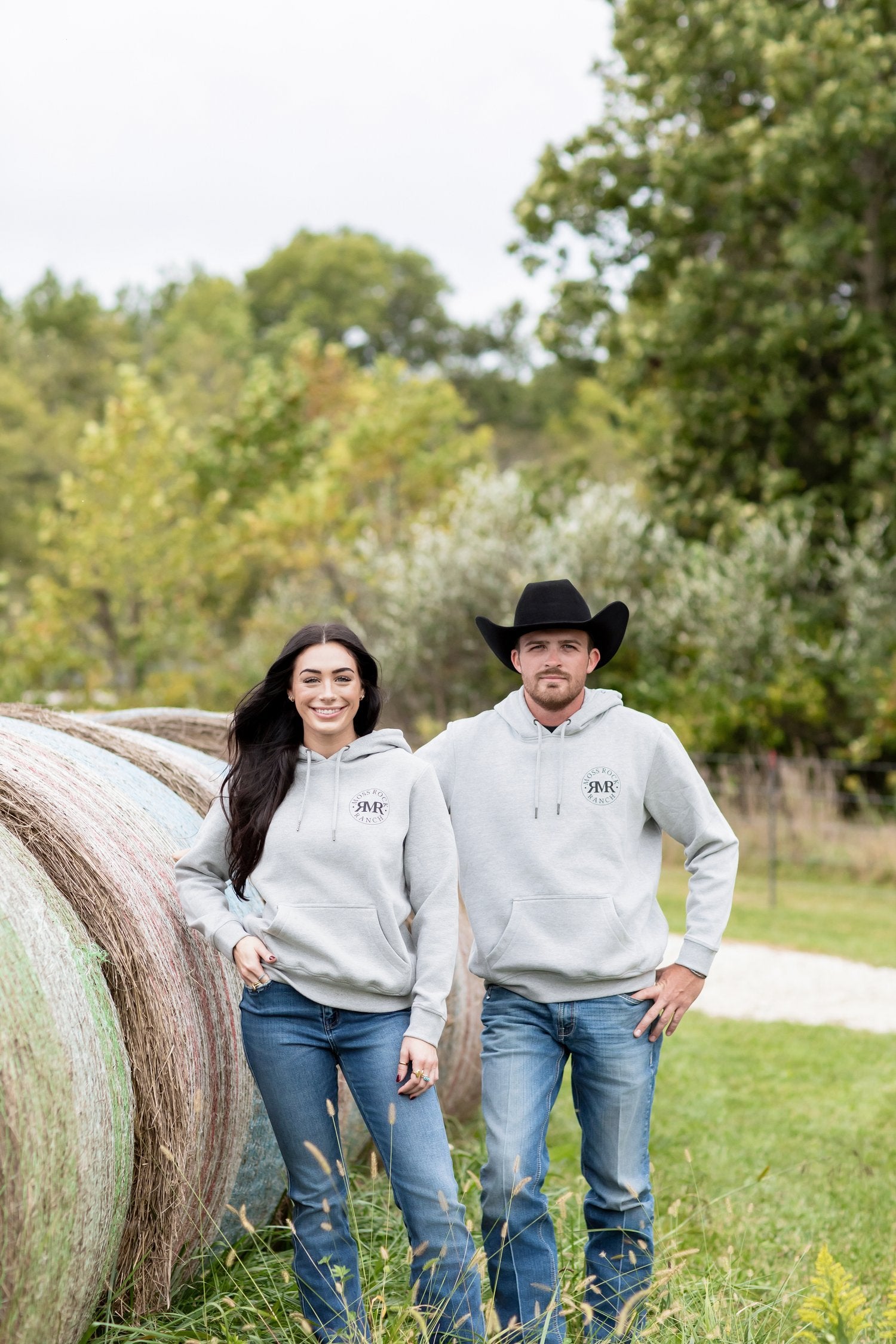 Cowboy Bones Hoodie: Grey